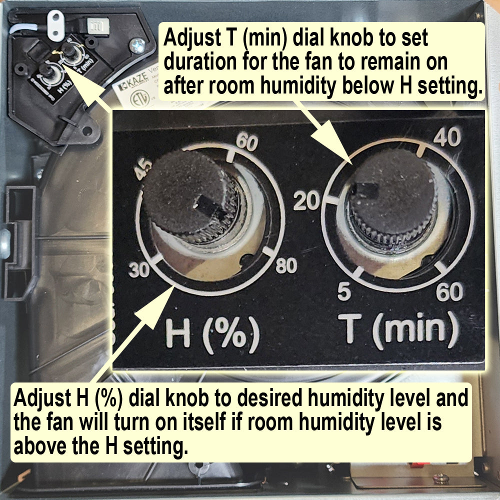 SEP120L11H | 120 CFM, 0.3 Sone | Humidity Sensing | Dimmable 4000K Edge Lit LED Light