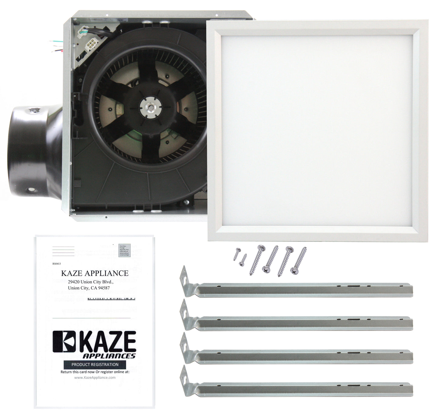 SEP120L11 | 120 CFM, 0.3 Sone | Dimmable 4000K Edge Lit LED Light