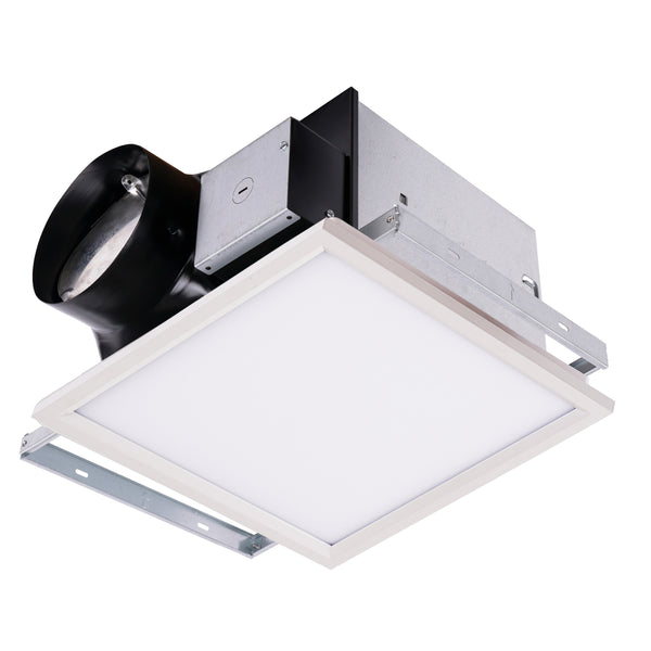 SEP120L11H-EZ | 120 CFM, 0.3 Sone | Humidity Sensing | Dimmable 4000K Edge Lit LED Light | EZ Install No Attic Access Required