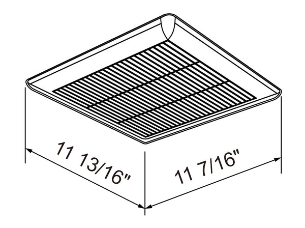 Grille Cover for SNP series bathroom fan (Part # 1 Grille Assembly)